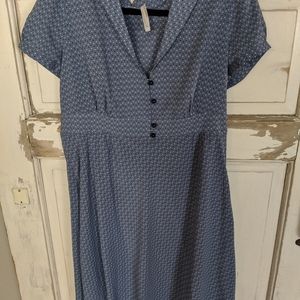 This dress! Old navy powder blue polka dot LG